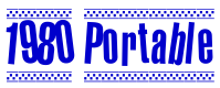 1980 Portable 字体